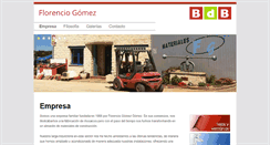 Desktop Screenshot of materialesflorenciogomez.com